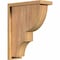 Ekena Millwork Ridgewood Smooth Corbel w/Backplate, Western Red Cedar, 5 1/2"W x 14"D x 18"H COR06X14X18RID01SWR - alternate 1